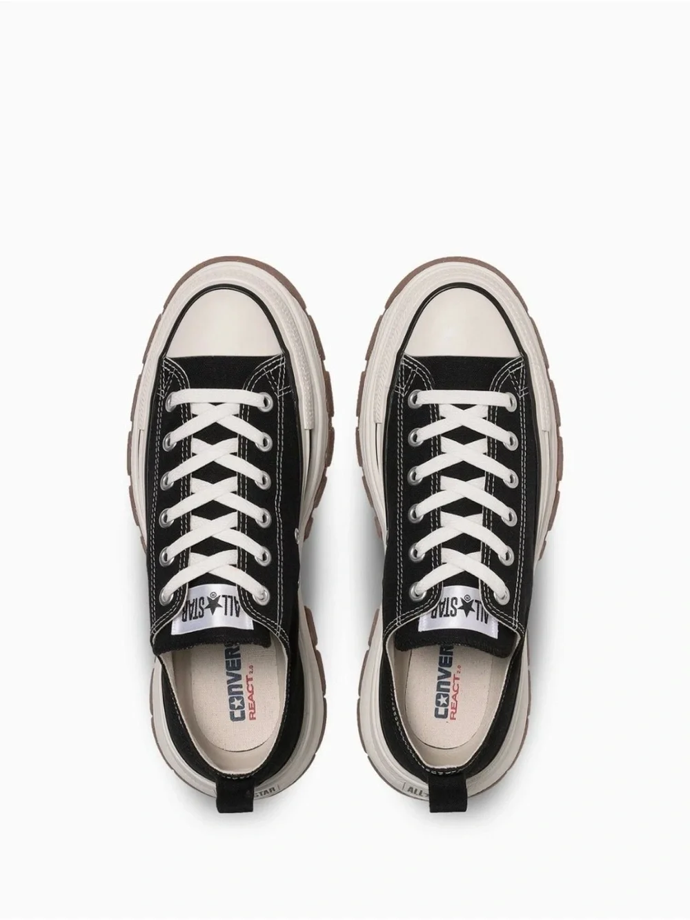 ***Japan Limited*** Converse All Star Trekwave OX Black Low Top Sneakers - Picture 4 of 9
